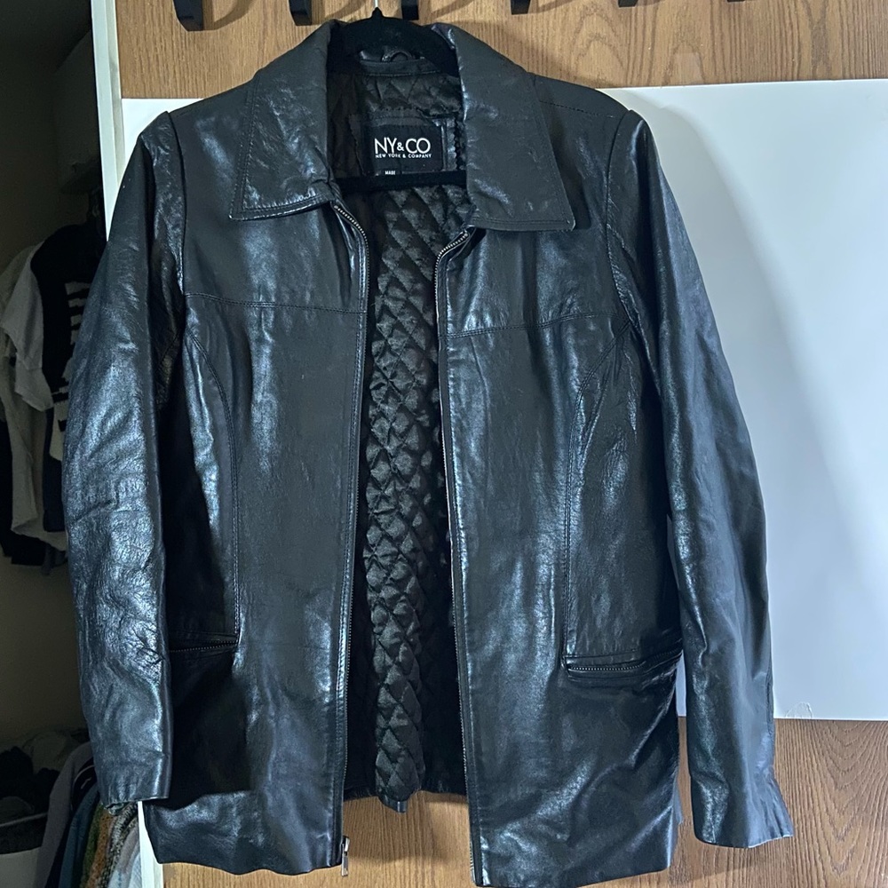 vintage leather jacket